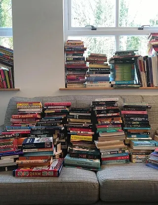 Collecting over 500 books for Books 2 Africa.