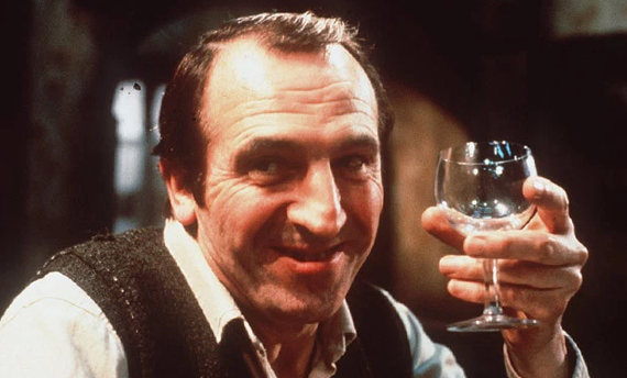 Leonard Rossiter’s miserly Rigsby in the 70s TV sit-com Rising Damp