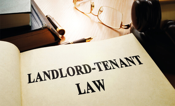 Open book on landlord repair responsibilities and landlord - tenant law