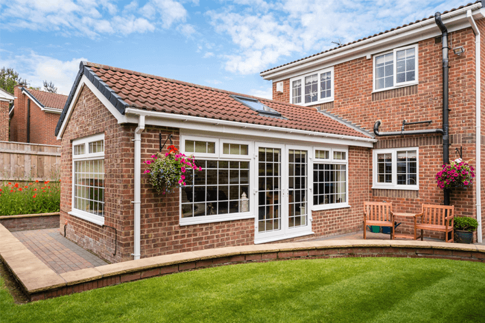 A rear extension on a property could add value to your home