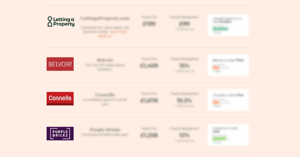 letting agent fees